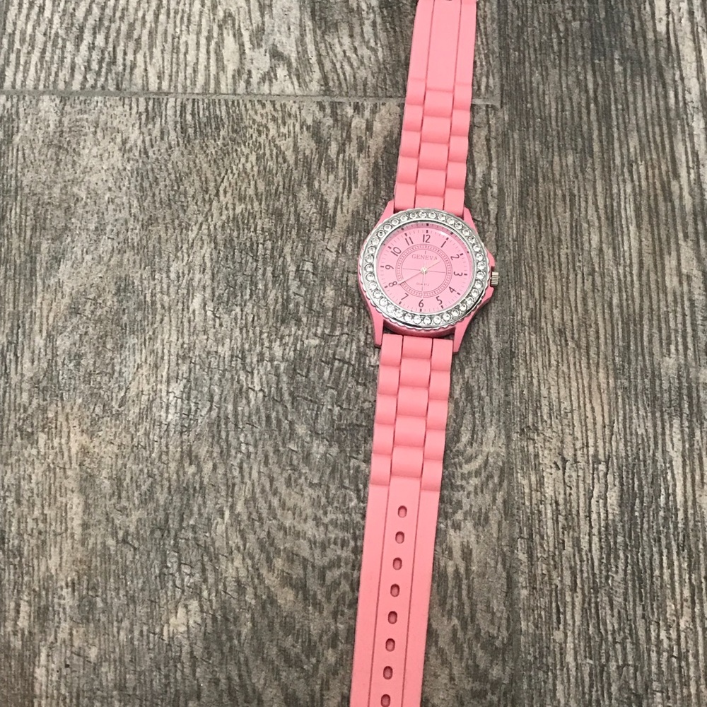 Pink Geneva watch
